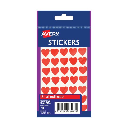 Red Hearts Stickers 932363