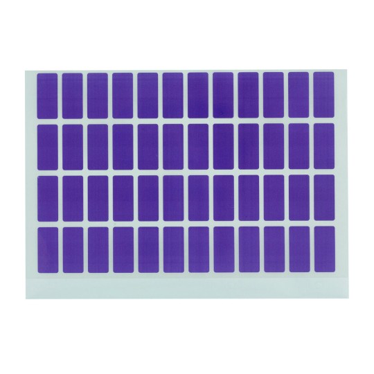 Purple Colour Coding Labels 44546