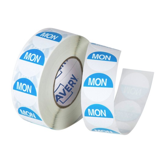 Monday Day Labels, 24mm 937329