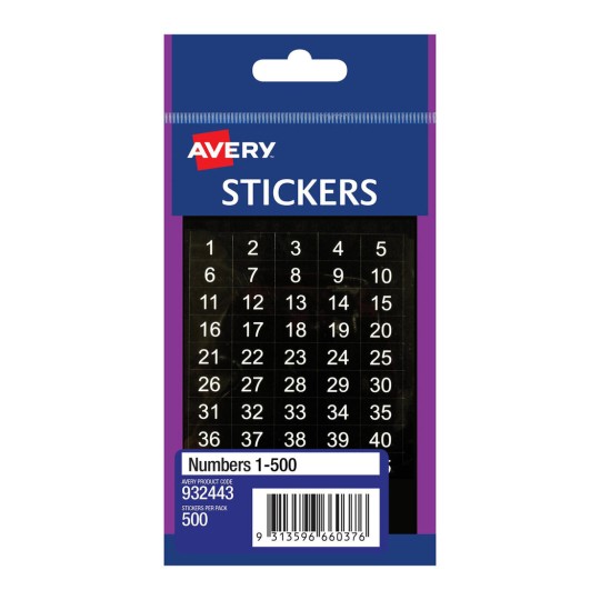 Number Stickers 932443