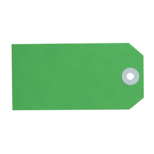 Green Shipping Tags, Size 4 14130