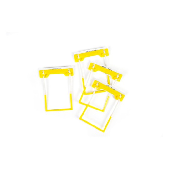 Yellow Tubeclip Fastener 3 Piece Set 44001