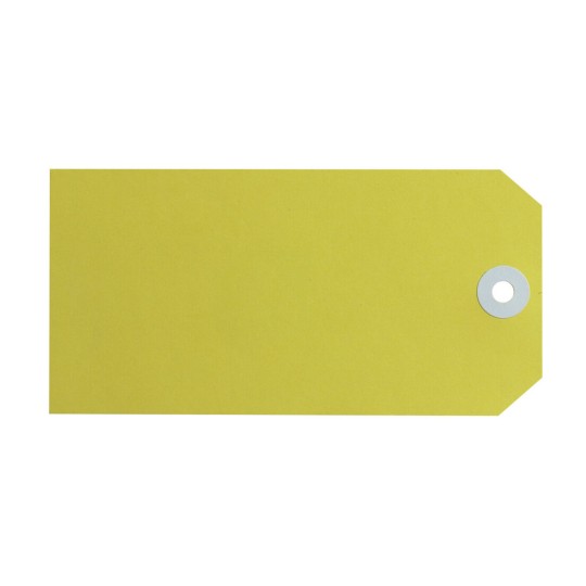 Yellow Shipping Tags, Size 6 16140