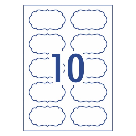 Kitchen & Pantry Labels AE9001 60 x 34 mm