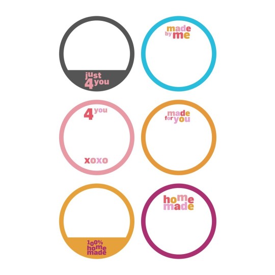 Round Home Gift Labels 39037 Ø 45 mm