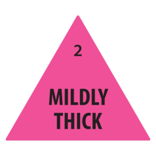 'Mildly Thick' Food Consistency Label 937383 25 x 25 mm