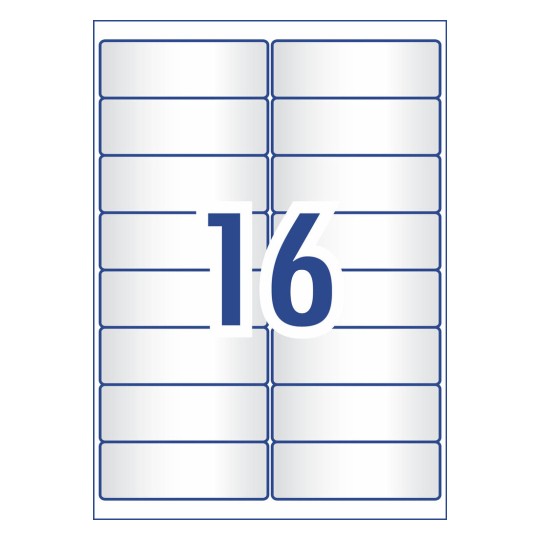 Crystal Clear Address Labels 958068 99.1 x 34 mm