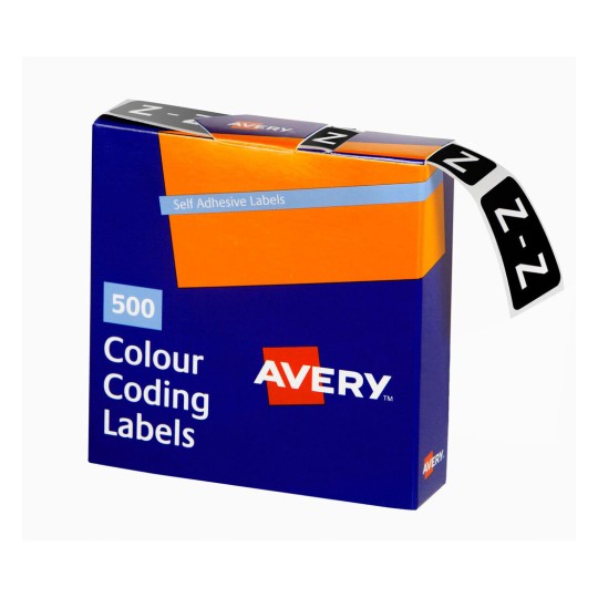 Z Side Tab Colour Coding Labels 43226