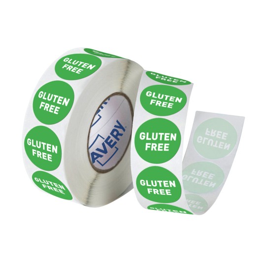 'Gluten Free' Allergy Label 937398