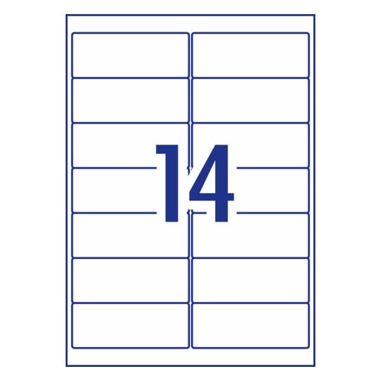 Ultra Heavy Duty Labels 959247 99.1 x 38.1 mm