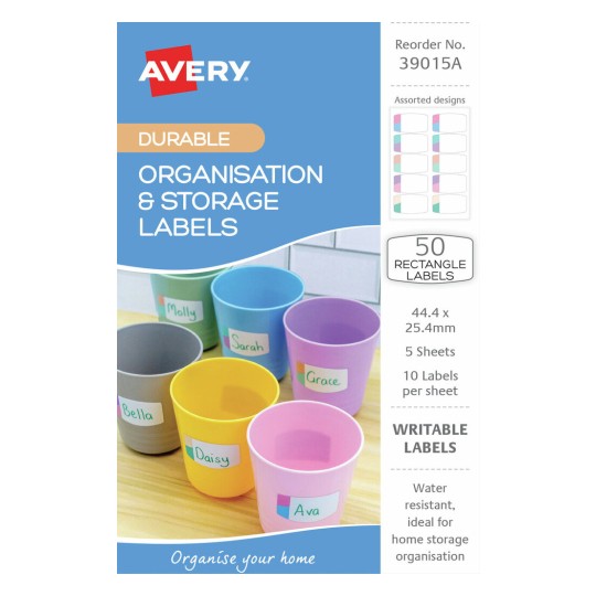 Organisation & Storage Labels 39015A