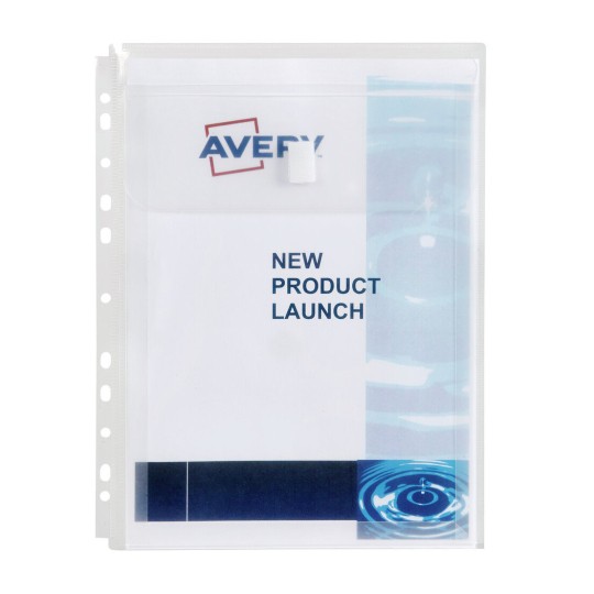 Clear Plastic Expandable Pocket 47902