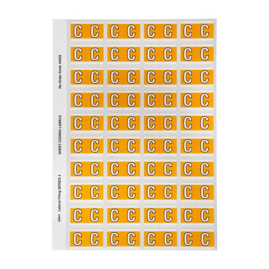 C Side Tab Colour Coding Labels 44503