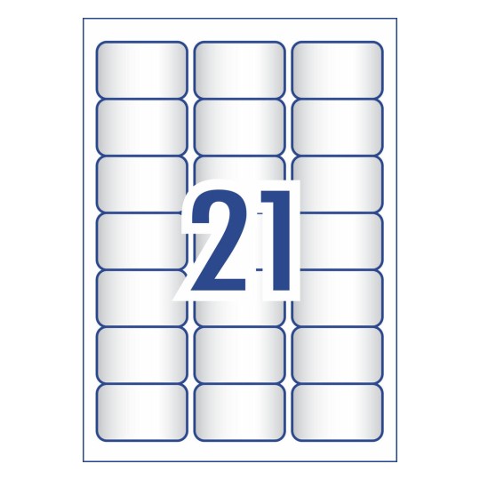 Crystal Clear Address Labels 958063 63.5 x 38.1 mm