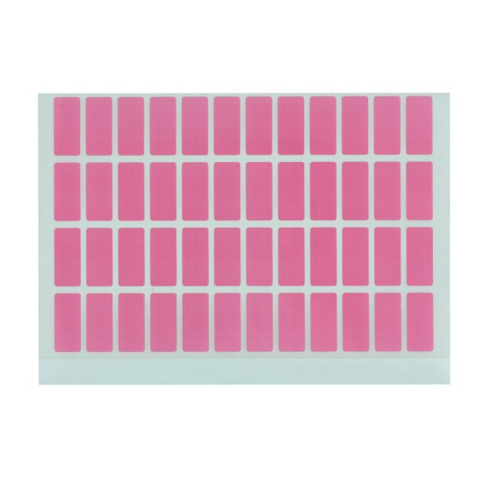 Pink Colour Coding Labels 44545