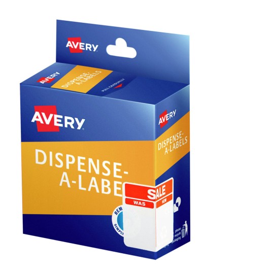 Sales Was / Now Dispenser Label 937356