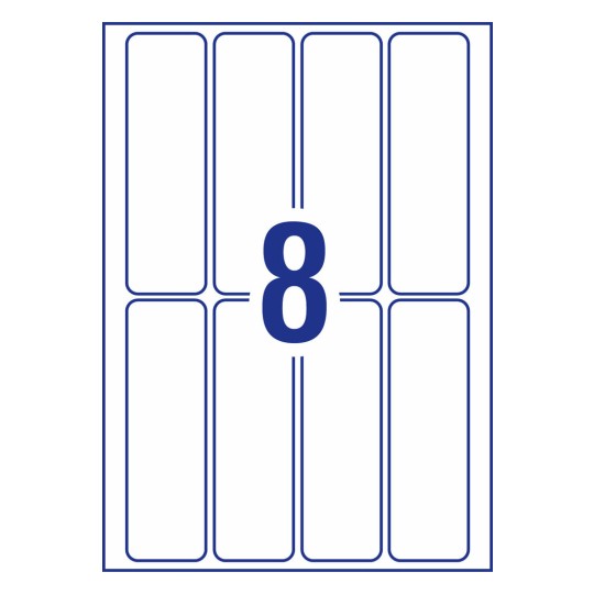 Erasable Multi-Use Removable Labels 41444 73 x 22.2 mm