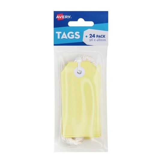 Yellow Tags with String 13205