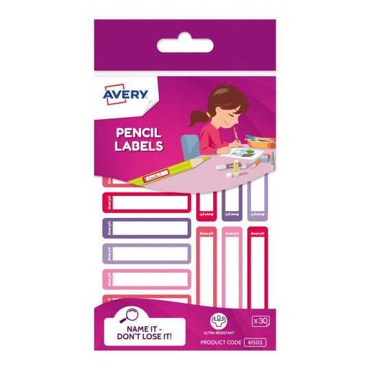 Kids Pencil Labels 41503