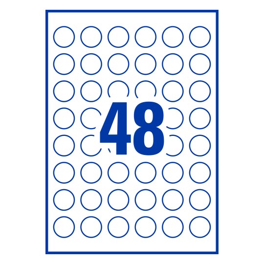 Templates for Avery 25-RND | Avery Australia