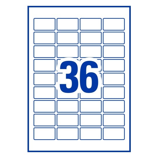 Templates for Avery 45x25-R | Avery Australia