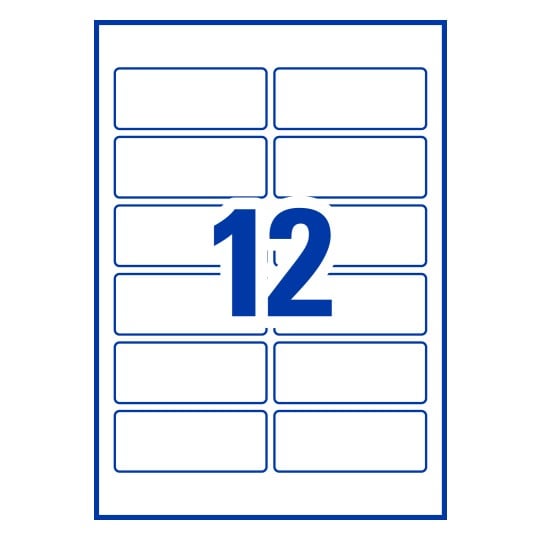 Templates for Avery 95x38R Avery Australia