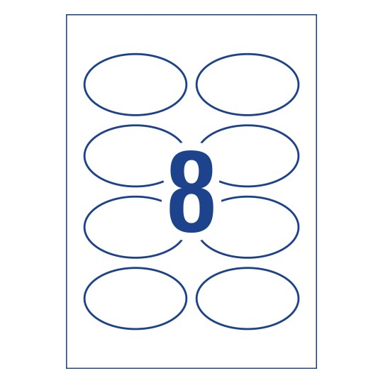 Avery oval labels 8 per sheet