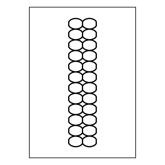 Avery Style Edge Template 11388 / Avery Insertable Style Edge Plastic