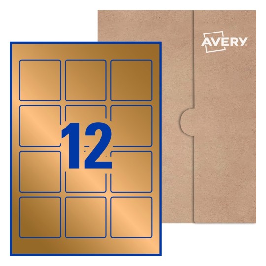 Metallic Gold Sticker Paper & Printable Labels | Avery Australia