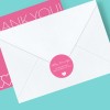 Custom printed addressing labels
