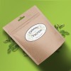 Custom printed oval label