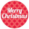 Marry Christmas - Round - Labels