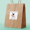 Custom printed pet product labels