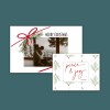 Custom made Christmas cards with memorable picture