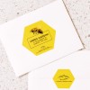 Hexagon Label on Envelope