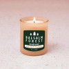Barrel Shapes Label on Candle