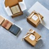 Barrel Shaped Labels on Soap Boxes