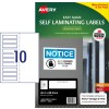 Self Laminating Labels 959188 Content: 50 Labels / 5 Sheets
