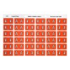 A Side Tab Colour Coding Labels 43301