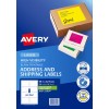 Fluoro Green High Visibility Shipping Labels 36104