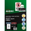 White Heavy Duty Labels 959192