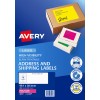Fluoro Pink High Visibility Shipping Labels 35957
