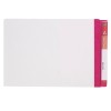 White Shelf Lateral File with Pink Tab 42430