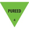 'Pureed' Food Consistency Label 937387 25 x 25 mm