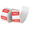 Wednesday Day Labels, 40 x 40mm 937338