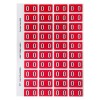 0 Side Tab Colour Coding Labels 44528