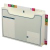 White Lateral Notes Twin Tab Wallet 46716