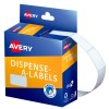 White Rectangle Dispenser Stickers 937209
