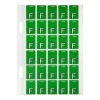 F Top Tab Colour Coding Labels 44406