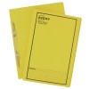 Yellow Spiral Spring Action File with Black Print 88547